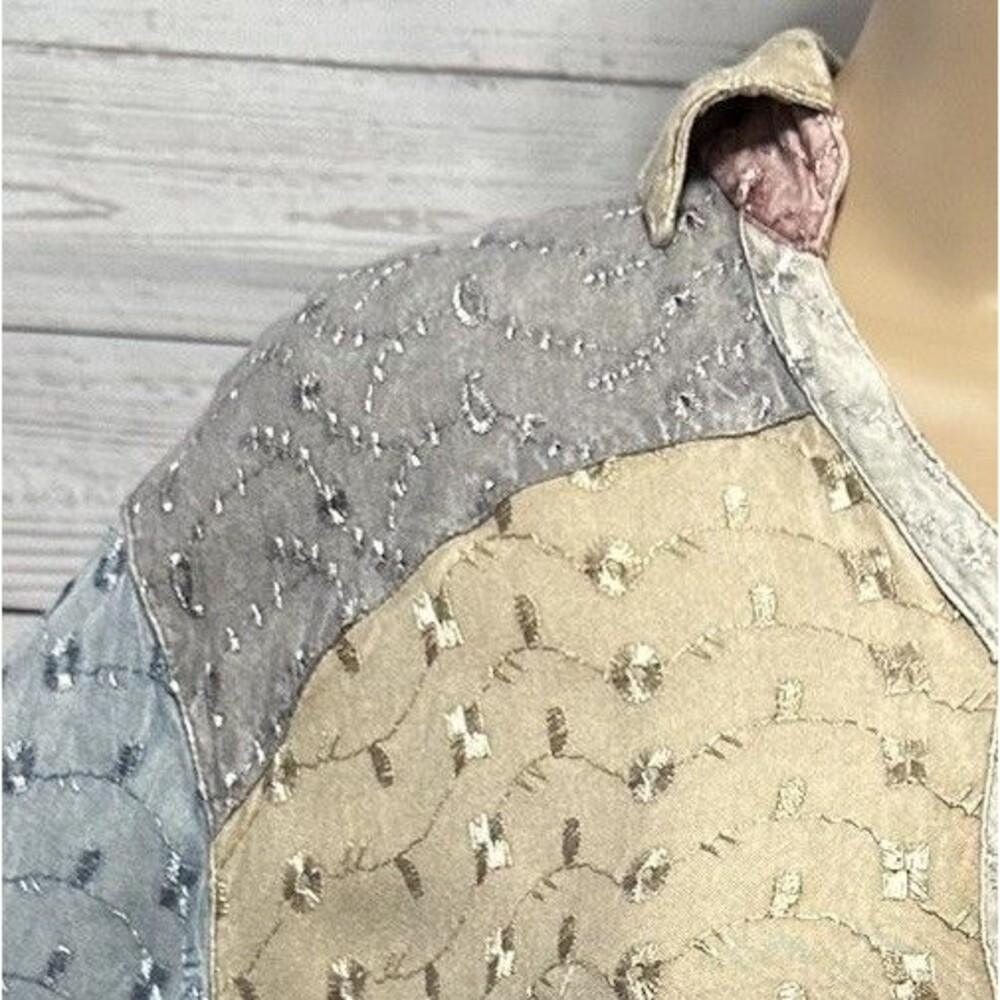 Sacred Threads Patchwork Blouse - image 3